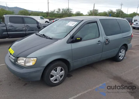 2000 Toyota Sienna Ce from USA, damaged, VIN 4T3ZF19C7YU283142